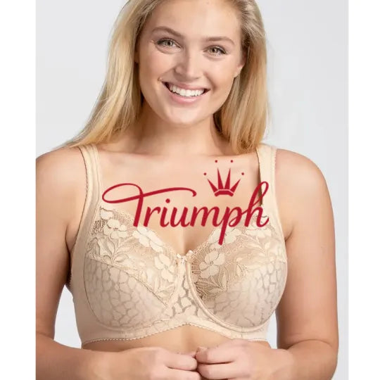 TRIUMPH - 4 részes💝 Kényelmes push-up melltartó, tiszta pamut anyagból✨✨